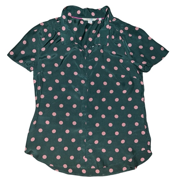 Boden Polka Dot Top Size 8 - Picture 2 of 7